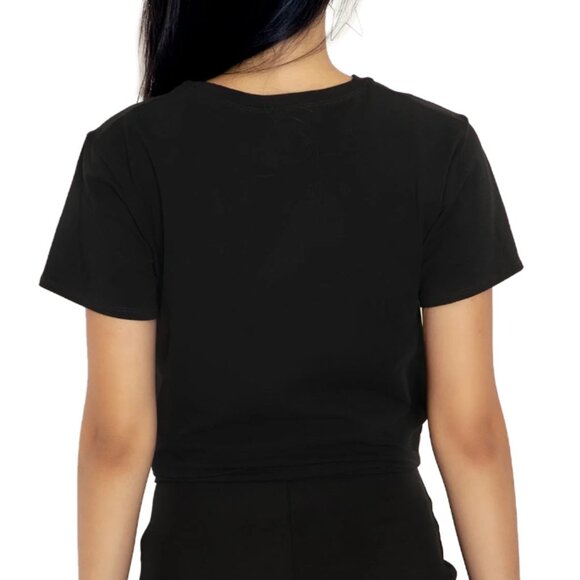 Blackmilk - Black Tie Front Tee - Picture 5 of 13